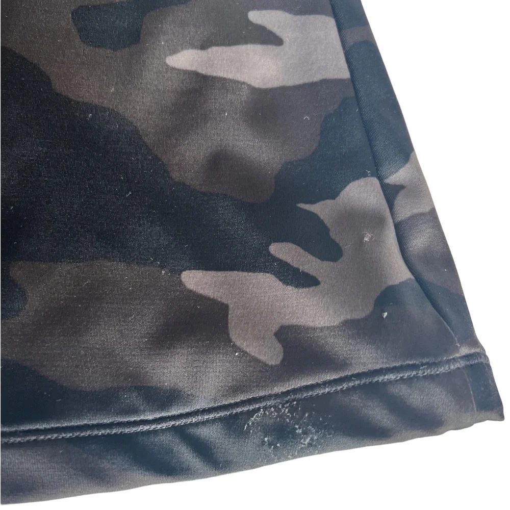 Athleta Black Freestyle Camo Tankini Top Army Print